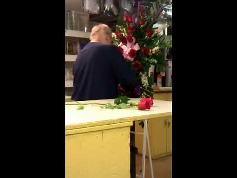How to make a funeral flower arrangement from a Pro named Joe