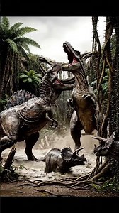 Protoceratops vs a massive flash flood in a Prehistoric World