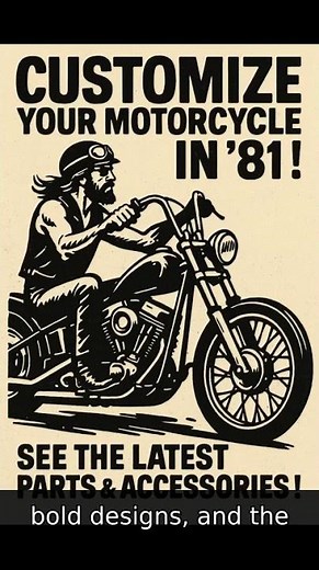 Rad Retro Biker Ads from 1981!
