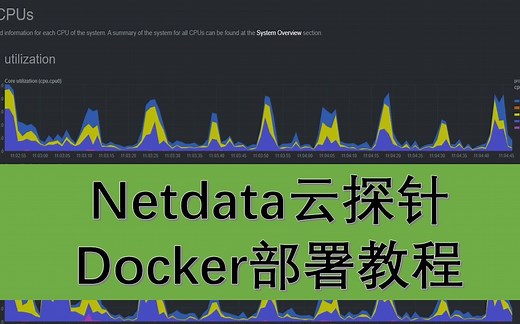 第19期 Dockerk快速部署Netdata云探针
