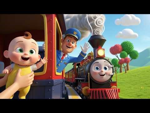 Click Clack Train Fun 🚂 | Train Song for Kids & Toddlers | Fun Transport Learning Rhyme