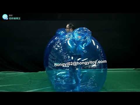 clear inflatable ball suit wearable