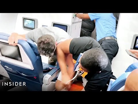 New Footage Shows Passengers Fighting With Flight Attendants
