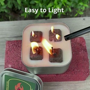 2 Pack Campfire Spices Portable Campfire Bonfire | Mini Fire Pit | Portable Fire Pit| Easy to Light - Easy to Extinguish | Eco-Friendly | 3-5 Hour Burn Time | Made in California USA