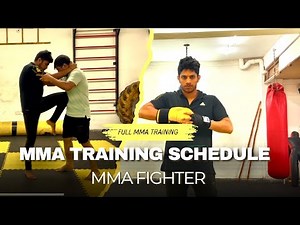 Mma fighter full day training | mma fight ready | fighter wight cut | mma training schedule | mma