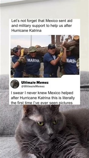 Mexico sent military aid to help after Hurricane Katrina and most people never knew #Hurricane