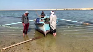 Egypt's Qarun Lake once offered generous catches to fishermen from surrounding villages but now it faces plunging fish stocks because of pollution from agricultural runoff and industrial and domestic waste https://reut.rs/3cCcwoX | Reuters