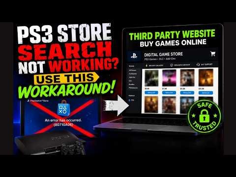 PS3 Store Search - Workaround Identified!