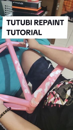 TUTUBI REPAINT TUTORIAL: Samurai Paint Bike Frame Transformation