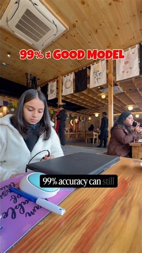 99% Accuracy Can Still Be a Bad AI Model #ai #python #learning #motivation #programming
