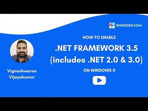 🔥 How to Enable .NET Framework 3.5 (Includes 2.0 and 3.0) 🔧