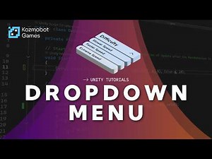 How to Make a Dropdown Menu in Unity 3D!