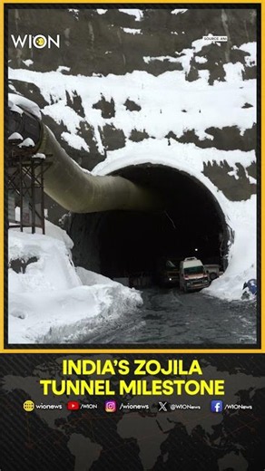 Zojila Tunnel Breakthrough Set to Transform Himalayan Connectivity | WION Shorts