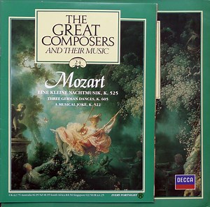 Mozart / Vienna Mozart Ensemble / Conducted By Willi Boskovsky - Eine Kleine Nachtmusik K 525, Three German Dances, K. 605 And A Musical Joke, K. 522