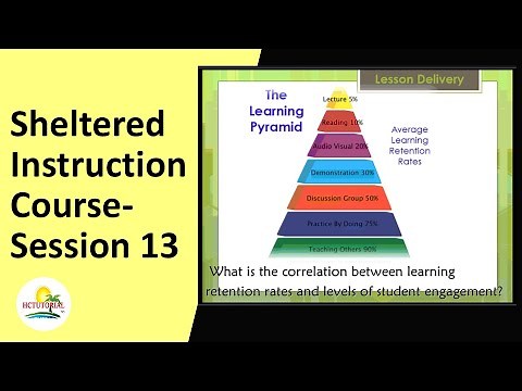 Sheltered Instruction for English Language Learners (ELLs) - Course Session 13 HD