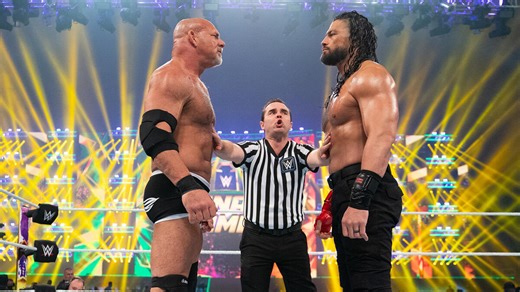 FULL MATCH: Roman Reigns vs. Goldberg | Universal Title Match: Elimination Chamber 2022