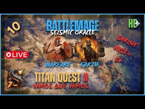 10 | 🪨 Vamos Invocar TERREMOTOS! 💥 Seismic Oracle! - Titan Quest II | live PT-BR HD+