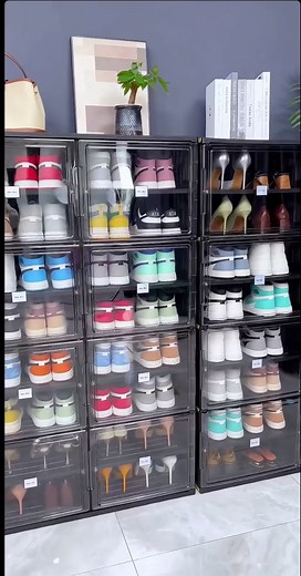 Stylish Shoe Rack Cabinet with Cover for Sneakerheads | Storage Solutions