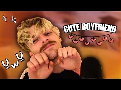 Cute Boyfriend Guides You To Sleep (English and German) - ASMR