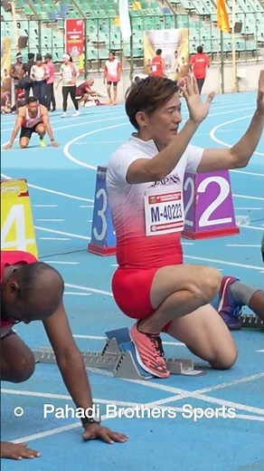 Ninja From Japan Strikes the Track | 40+ Master Sprinter Destroys the 100m 🔥