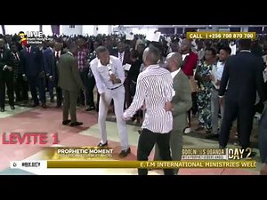 Ambassador Prophet Uebert Angel Imparting and Prophesying to Levite 1