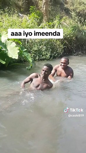 Refreshing Bathing Experience in Nature