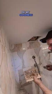 How to find a leak in the ceiling over a tub #diy #hometips #plumbing