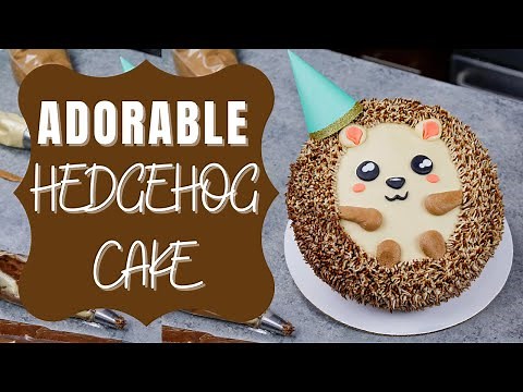 Easy Hedgehog Cake Tutorial | CHELSWEETS