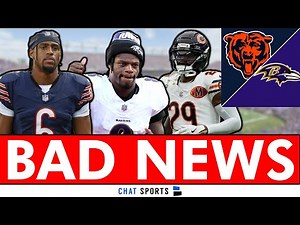 🚨Chicago Bears Just Got HORRIBLE NEWS Before Ravens Game🚨