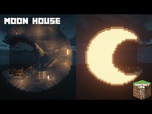 Minecraft : Moon House Timelapse