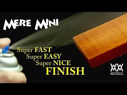 The secret to applying the fastest, easiest wood finish. | Mere Mini