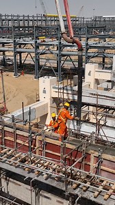 48K views · 526 reactions | The construction of the sulphur recovery unit in the Rajasthan refinery is ongoing briskly. Our #workforce is carrying out the pipe rack concreting. Here is a video of men and machines in action! #MEIL #hrrl #RajasthanRefinery #oilferinery #concrete #Concreteboomer #hydrocarbons #surphurrecoveryunit #MEILIsTheBest | Megha Engineering and Infrastructures Ltd | Facebook