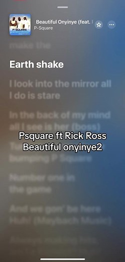 Psquare ft Rick Ross - Beautiful Onyinye Pt2 (Lyrics Video)