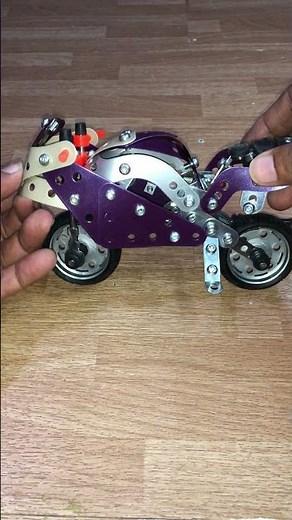 RARE Meccano Design Motorcycle Set! 🔩 Complete 3-in-1 Heavy Bike Build #imalidotcom