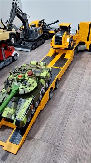 Truck Ramp Tests Every Move 🎯 #shorts #rccar #roadroller #tank #automobile #toys