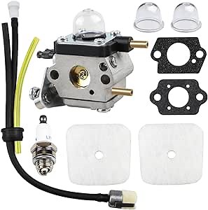 C1U-K54A Carburetor for Mantis Tiller 2 Cycle 7222 7222E 7222M 7225 7230 7234 7240 7920 7924 Cultivator Carb C1U-K82 with Air Filter Gasket Repower Tune Up Kit