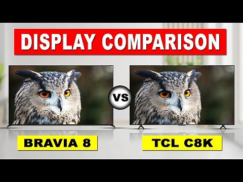 Sony Bravia 8 - OLED TV vs TCL C8K LCD TV | Full Comparison Review | OLED vs Mini-LED