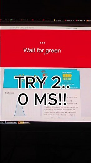 0 ms Reaction Time on Human Benchmark (WORLD RECORD?)