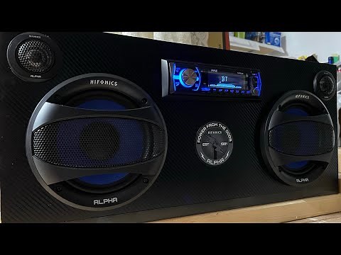 DIY HIFONICS ALPHA BlueTooth speaker Boom Box 🔊🔊