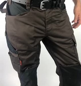 JOBMAN Workwear Craftsman Work Pants have built-in Hardware Pockets that can be tucked away when not in use. Available at jobmanusa.com | JobmanUSA