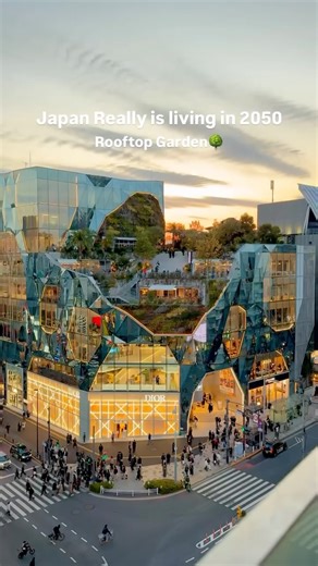 Architects_eyez | Harakado. A culturali complex featuring 75 stores, with a rooftop garden that looks as if it was carved out of the building itself. "In... | Instagram