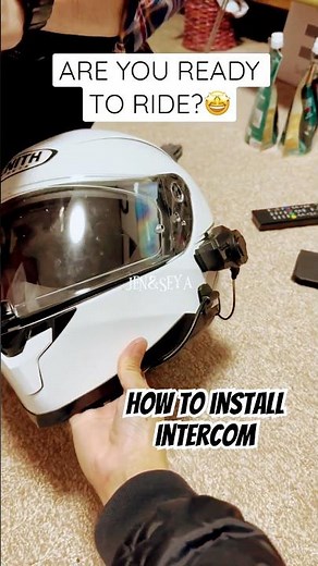 How to install HELMET INTERCOM | Helmet Intercom