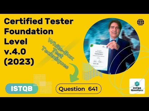 ISTQB. Foundation level v.4.0 (2023). Question #641
