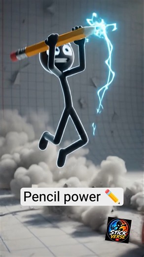 Pencil Power 💥 Stickman's Biggest Battle Ever! ✏️🔥 | #Shorts#pencilwar