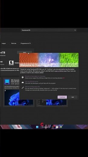 ✅BARRA DE TAREAS TRANSPARENTE EN WINDOWS 10 , 11| TRANSLUCNETTB