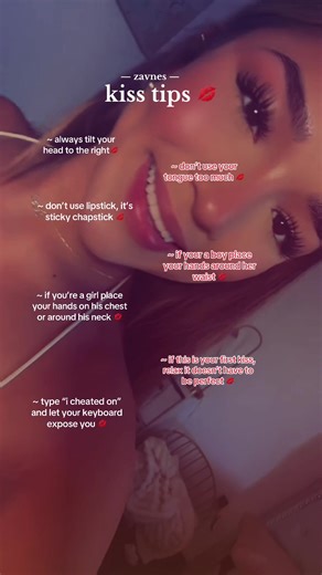 kiss tips | #zavnes #viral #foryou #blowup #tips #advice #kiss #him #her #us #girlfriend #boyfriend