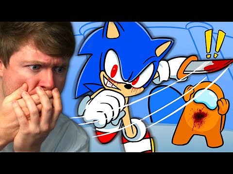 SONIC.EXE takes on AMONG US! (Reaction)
