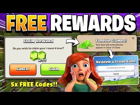 FREE Gems Codes by Supercell! How to Claim All Codes in Clash of Clans!