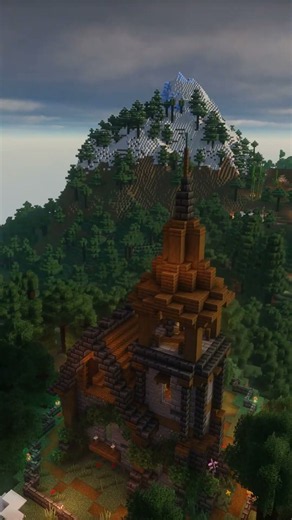 Minecraft Medieval Hilltop Chapel #minecraft #minecraftbuilding #ideas