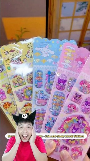 Sanrio Puffy Bubble Stickers – Cute and Glossy Kawaii Stickers